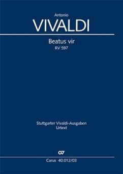 Beatus vir Psalm 111 RV 597, Klavierauszug - Vivaldi, Antonio