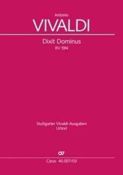 Dixit Dominus (Klavierauszug) - Vivaldi, Antonio