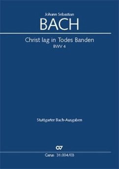 Christ lag in Todesbanden / Kantate Nr.4 e-Moll, Klavierauszug - Bach, Johann Sebastian