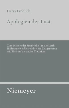 Apologien der Lust - Fröhlich, Harry