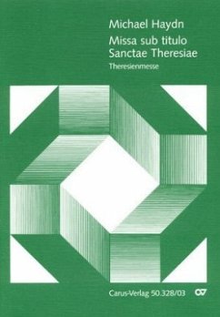 Missa sub titulo Sanctae Theresiae (Klavierauszug) - Haydn, Michael
