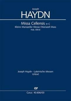 Missa Cellensis C-Dur Hob.XXII:8 (Kleine Mariazeller-Messe 1782), Klavierauszug - Haydn, Joseph