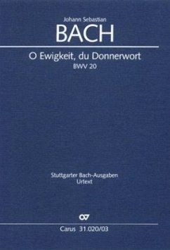 Cover Kantate Nr.20 F-Dur, Klavierauszug