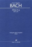 Missa in g / Messe g-Moll BWV 235, Klavierauszug