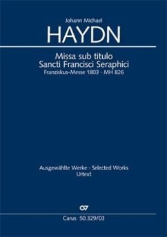 Missa sub titulo Sancti Francisci Seraphici (Klavierauszug) - Haydn, Michael