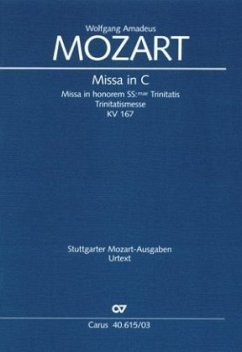 Missa in C (Klavierauszug) - Mozart, Wolfgang Amadeus