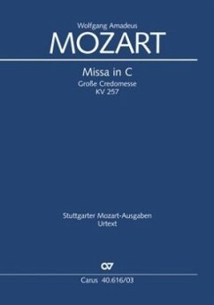 Missa in C (Klavierauszug) - Mozart, Wolfgang Amadeus