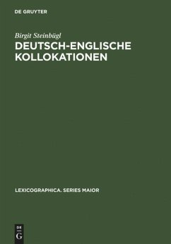 Deutsch-englische Kollokationen - Steinbügl, Birgit