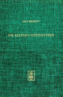 Cover Die geschichtliche Entwicklung der keinen Flötentypen und ihre Verwendung in der Musik des 17. und 18. Jahrhunderts