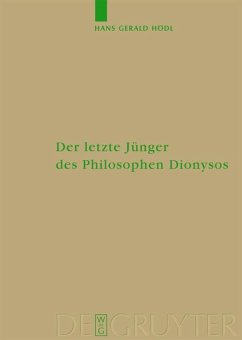 Der letzte Jünger des Philosophen Dionysos - Hoedl, Hans Gerald
