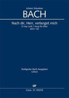 Nach dir, Herr, verlanget mich / Kantate Nr.150 h-Moll, Klavierauszug - Bach, Johann Sebastian