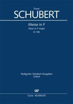 Messe in F (Klavierauszug) - Schubert, Franz