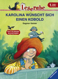 Karolina wünscht sich einen Kobold, Text in Großbuchstaben - Geisler, Dagmar