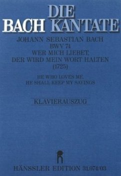 Kantate Nr.74, Klavierauszug - Bach, Johann Sebastian