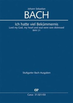 Ich hatte viel Bekümmernis (1. Fassung) - Bach, Johann Sebastian