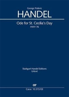 Ode for St. Cecilia's Day HWV 76 , Klavierauszug - Händel, Georg Friedrich