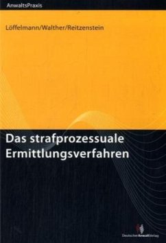 Cover Das strafprozessuale Ermittlungsverfahren