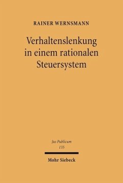 Verhaltenslenkung in einem rationalen Steuersystem - Wernsmann, Rainer