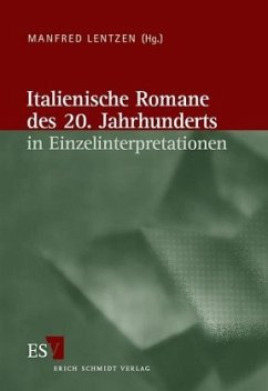 Cover Italienische Romane des 20. Jahrhunderts in Einzelinterpretationen / Italienische Literatur des 20. Jahrhunderts