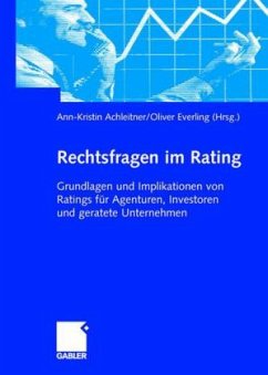 Rechtsfragen im Rating - Achleitner, Ann-Kristin / Everling, Oliver (Hgg.)