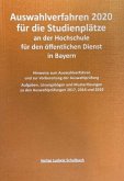 Auswahlverfahren 2021 für die Studienplätze an der Hochschule für den öffentlichen Dienst in Bayern