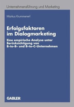 Erfolgsfaktoren im Dialogmarketing - Krummenerl, Markus