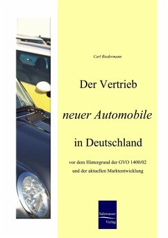 Cover Der Vertrieb neuer Automobile in Deutschland