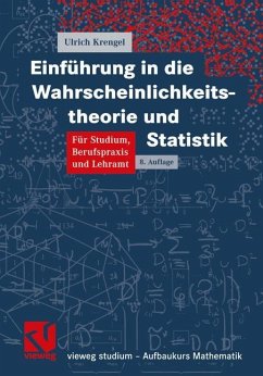 Einführung in die Wahrscheinlichkeitstheorie und Statistik - Krengel, Ulrich