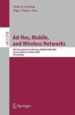 Ad-Hoc, Mobile, and Wireless Networks - Syrotiuk, Violet R. / Chávez, Edgar (eds.)