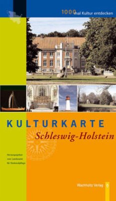 Kulturkarte Schleswig-Holstein, m. Buch