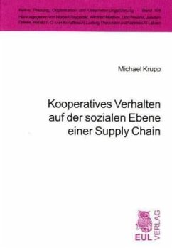 Kooperatives Verhalten auf der sozialen Ebene einer Supply Chain - Krupp, Michael