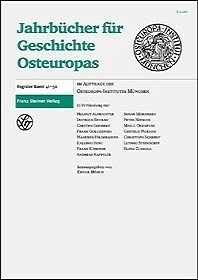 Cover Jahrbücher für Geschichte Osteuropas, Neue Folge