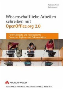 Wissenschaftliche Arbeiten schreiben mit OpenOffice.org 2.0, m. CD-ROM - Nicol, Natascha; Albrecht, Ralf