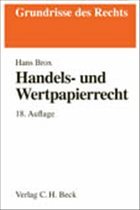 Cover Handelsrecht und Wertpapierrecht