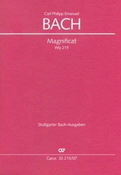 Magnificat Wq 215, Partitur - Bach, Carl Philipp Emanuel