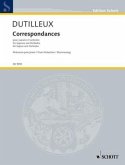 Correspondances, Sopran und Orchester, Klavierauszug