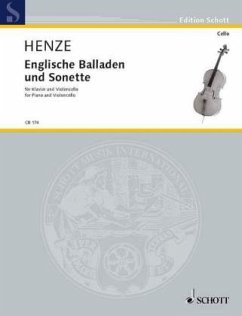 Englische Balladen und Sonette, Klavier und Violoncello - Englische Balladen und Sonette