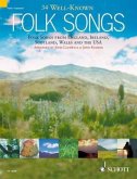 34 Well-Known Folk Songs, für Keyboard