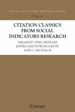 Citation Classics from Social Indicators Research - Michalos, Alex C. (ed.)