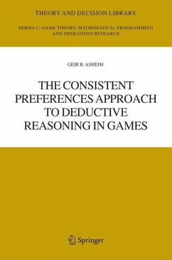 The Consistent Preferences Approach to Deductive Reasoning in Games - Asheim, Geir B.