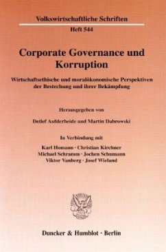 Corporate Governance und Korruption - Aufderheide, Detlef / Dabrowski, Martin (Hgg.)