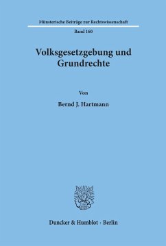 Cover Volksgesetzgebung und Grundrechte.