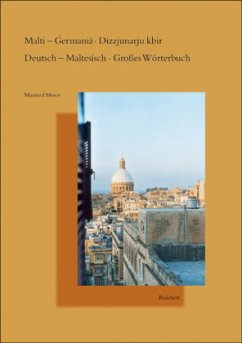 Deutsch-Maltesisch, Großes Wörterbuch - Moser, Manfred