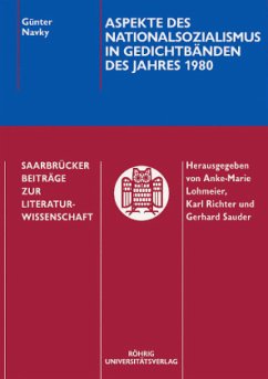 Cover Aspekte des Nationalsozialismus in Gedichtbänden des Jahres 1980