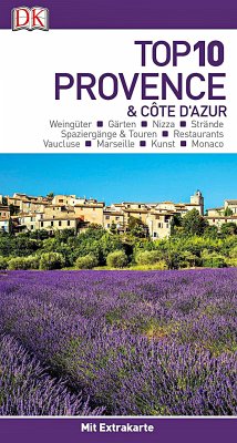 Top 10 Provence & Côte d'Azur, m. 1 Karte, m. 1 Beilage