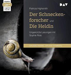 Der Schneckenforscher und Die Heldin, 1 Audio-CD, 1 MP3 - Highsmith, Patricia