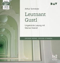 Leutnant Gustl, MP3-CD - Schnitzler, Arthur