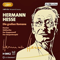 Die großen Romane, 3 MP3-CDs - Hesse, Hermann