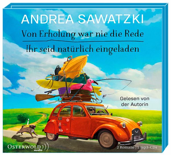 Von Erholung war nie die Rede / Ihr seid natürlich eingeladen, 2 MP3-CDs  von Andrea Sawatzki - Hörbücher günstig bei jokers.de