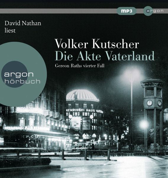 Die Akte Vaterland, mp3-CD - Kutscher, Volker